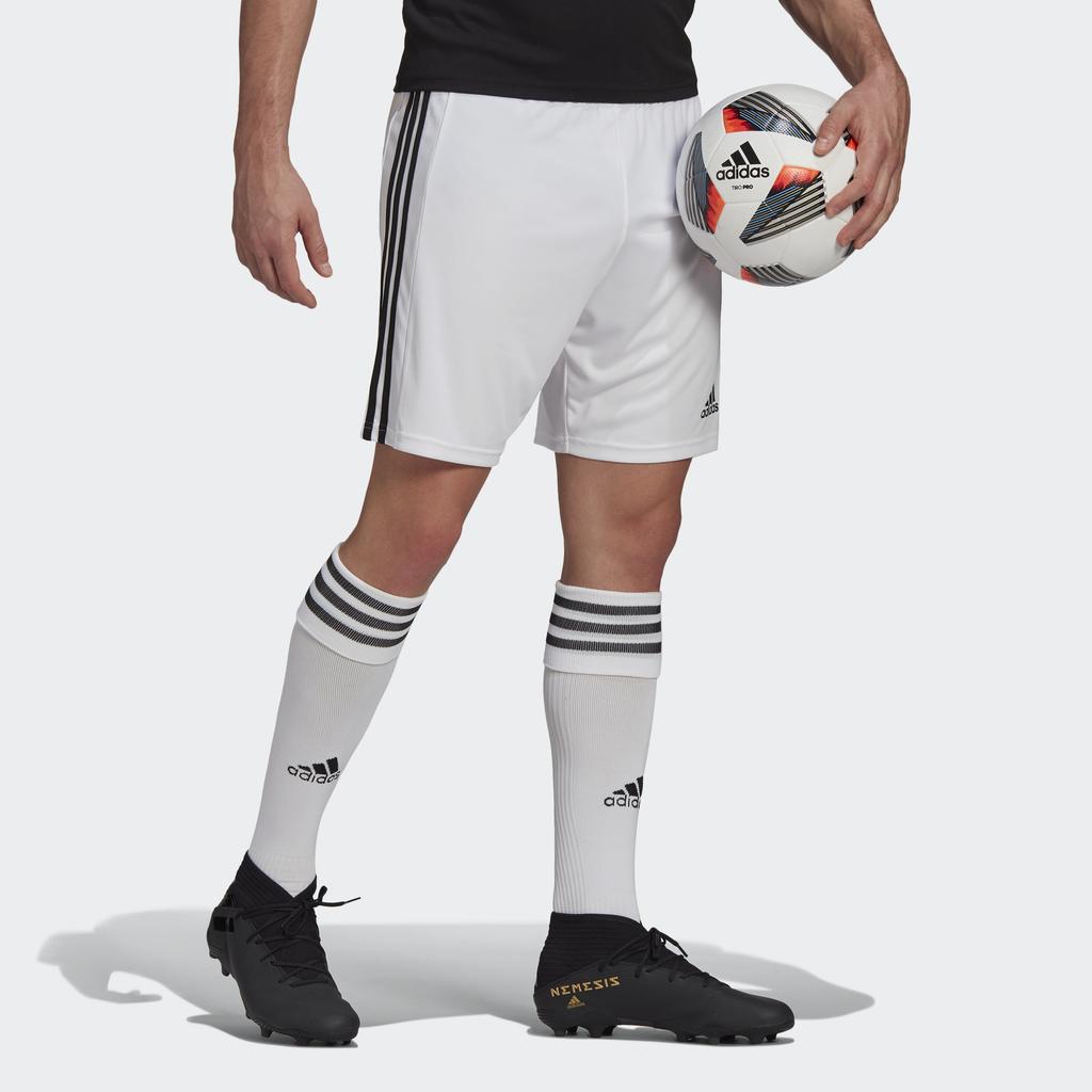 adidas Squad 21 Sho Stripe Soccer/Football Sports Shorts White Men's GN5773