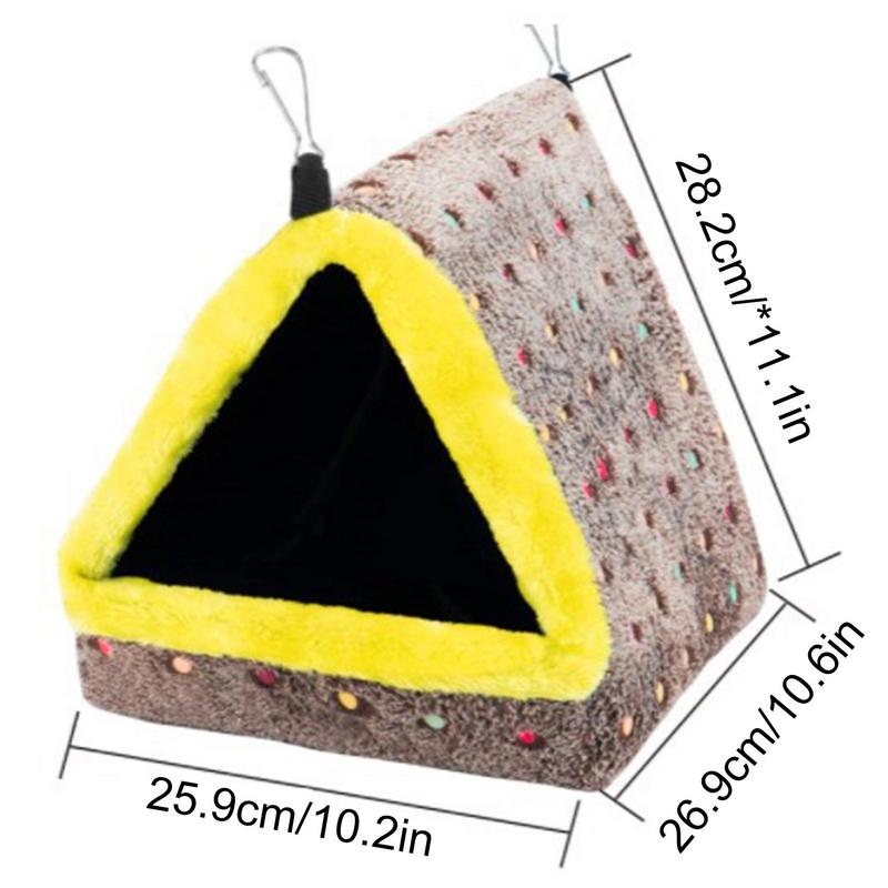 Winter Warm Bird Nest House Shed Pet Bird Parrot Cage Warm Hammock Hut Tent Bed Hanging Cave For Sleeping Bird Cage Accessories