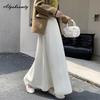 New Arrival Autumn Winter Women Maxi Long Skirt High Waist Beige Black Thicken Warm Knitting Skirt Knitted Elegant Feminine Skirts Womens
