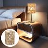 1PC Chic Wicker Homestay Papier Seil Lampenschirm Küche Kleine Rattan Lampenschirme Boho Land Pendelleuchte Abdeckung Retro Restaurant