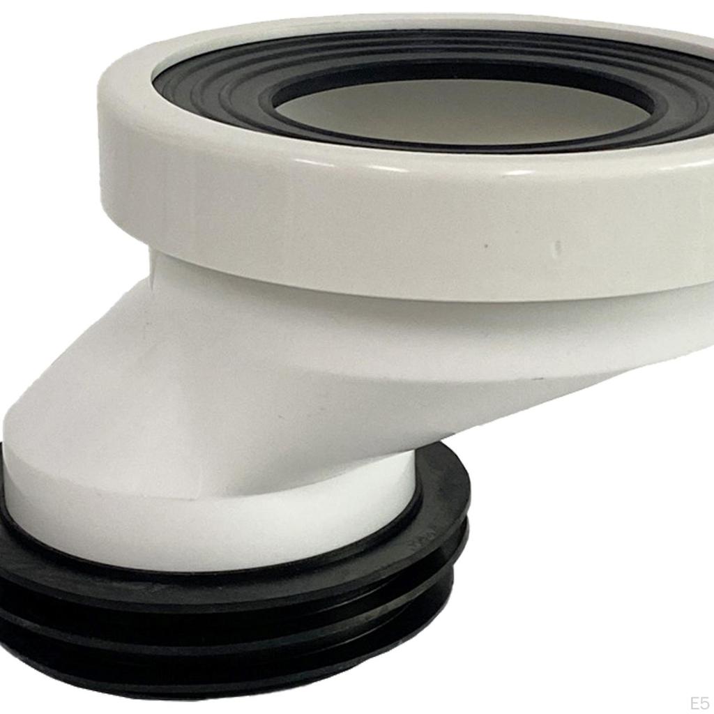 Offset Toilet Flange Connector Extension Adapter 4 inch PVC Shifter for Plumbing