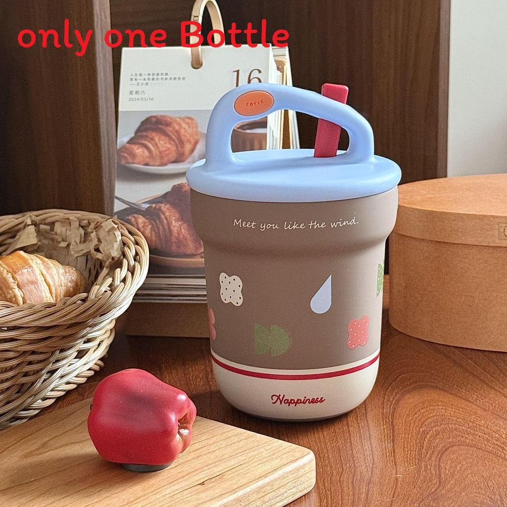Ceramic Inner Insulated Travel Mug With Portable Design For Women And Couples