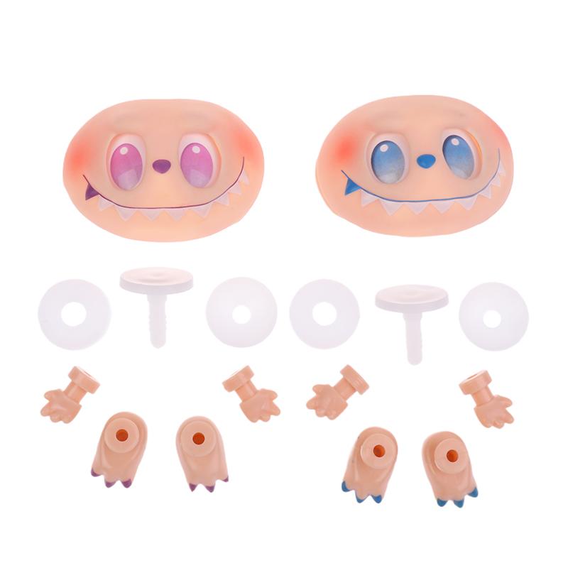 Labubu Vinyl Face 3Rd Big Into Energy Id Hand Foot Doll Accessories Facial Accessories Diy Blind Box Handmade Switching Emotions