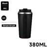 Thermo Cafe Coffee Mug Car Thermos Mug 380ML Travel Thermo Cup for Tea Water Coffee Double Stainless Steel