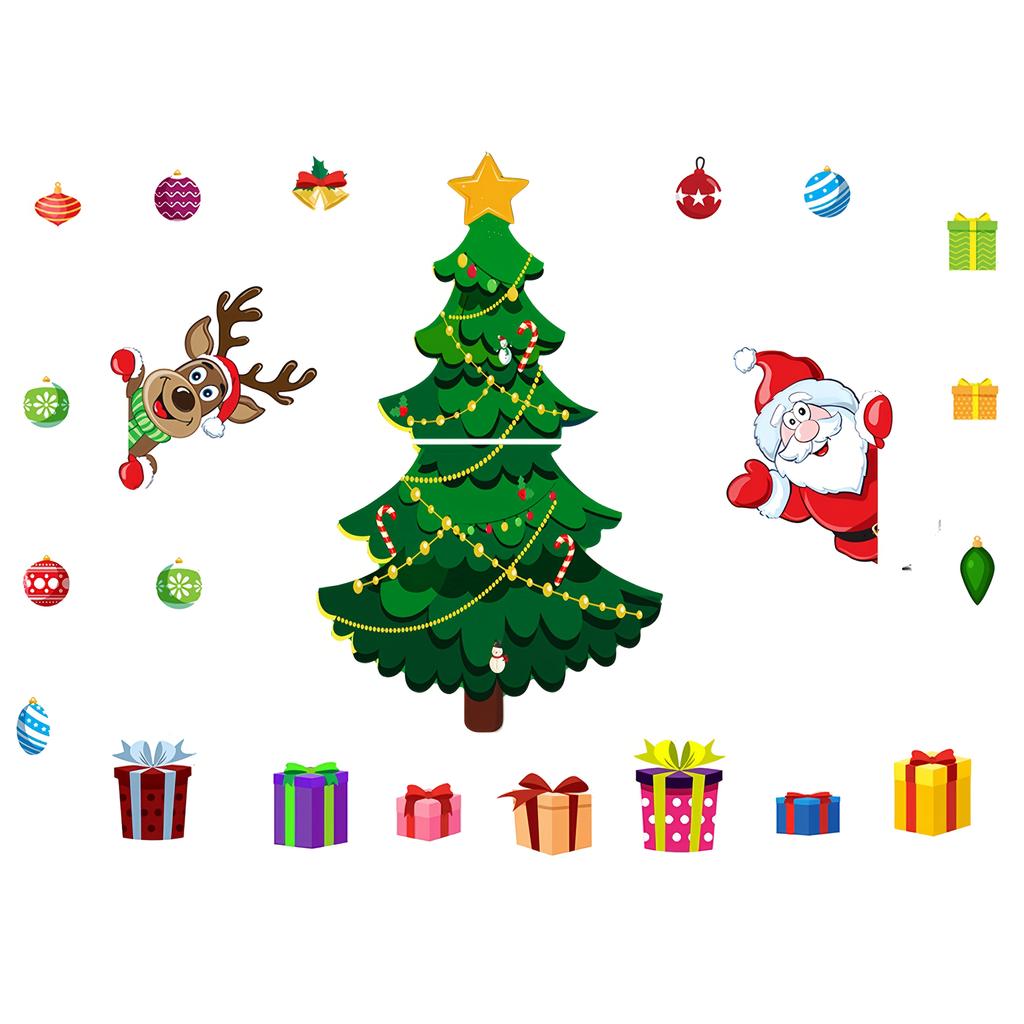 1Set Of Christmas Fridge Magnet Cute Home DIY Refrigerator Decoration Kitchen Gift Cute Creative Sticker For Festival Decoration