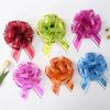 10-Pack Metallic Pull Bows for Gift Wrapping - 6 Inch Reusable Ribbon Bows, Large Instant Floral Decor Bows for Wedding, Christmas