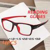 4pcs Eye Protection Anti-Blue Light Reading Glasses PC Blue Ray Blocking Hyperopia Glasses Ultralight Optical Spectacle Eyeglass