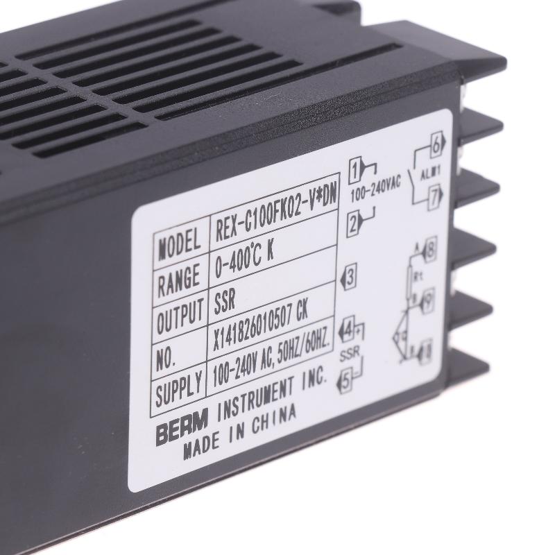 REXC100 PID Controller Set K Type Probe 25A 40DA SSR Relay for Greenhouse Temperature Control and Egg Incubator