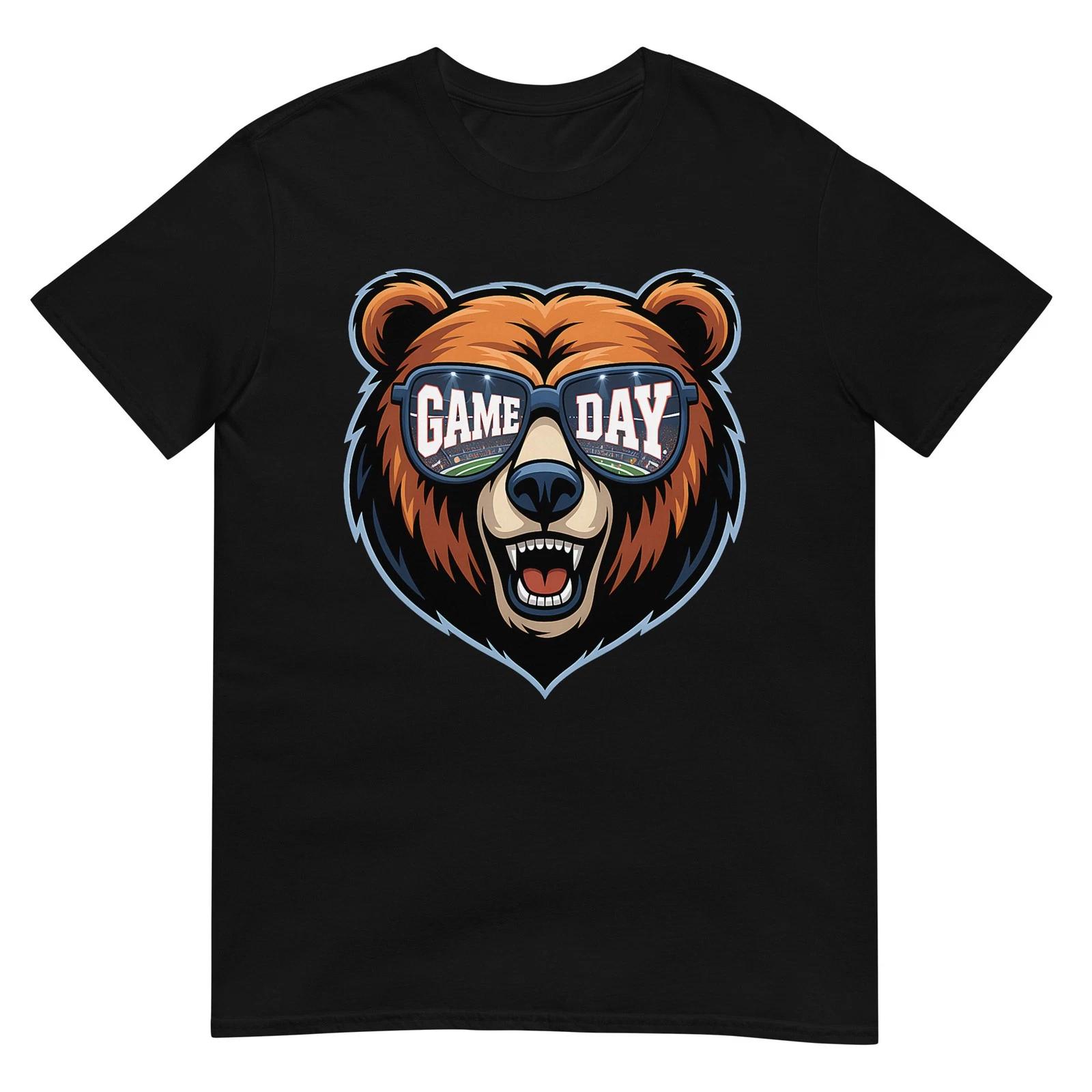 Game Day Bear Football Sports Fan T-Shirt M