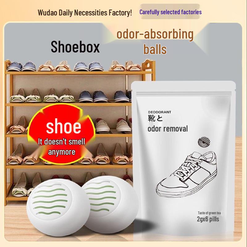 Sneaker & Wardrobe Deodorizer Balls - Long-Lasting Scent & Bacteria Absorption