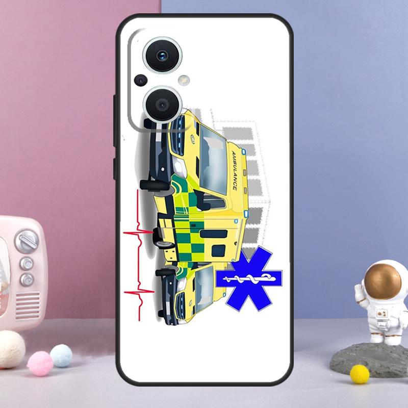 EMT EMS Ambulance Funda For OPPO Reno 14 F 11F 12F 13F 10 11 12 13 Pro 7 8 Lite OPPO Find X8 X6 X5 X9 Pro Case
