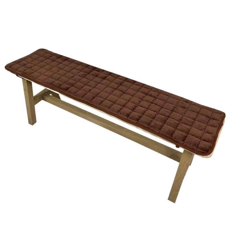 Rectangular Solid Wood Bench Seat Cushion - Long Strip Pad for Stool or Sofa