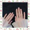 Unique 2020 Chinese Brand Nail Art Stickers With Removable French Fake Nails In Gel Glue And Jelly Double-sided Design