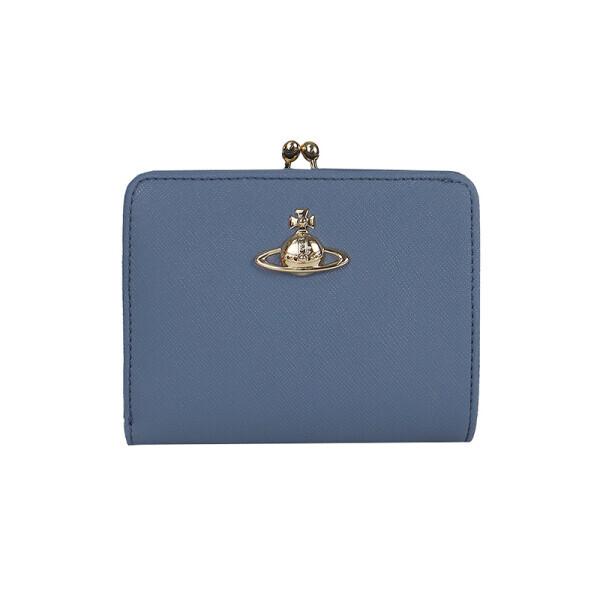 Vivienne WeStwood 25SS Women S Logo Bifold Wallet Blue 5115002xw S0021 K401