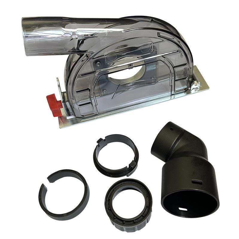 Grinder Guard Modified Cutting Machine Dust Cover 100 Polishing Machine Dust Free Cutting Machine 125Dust Suction Grooving Black