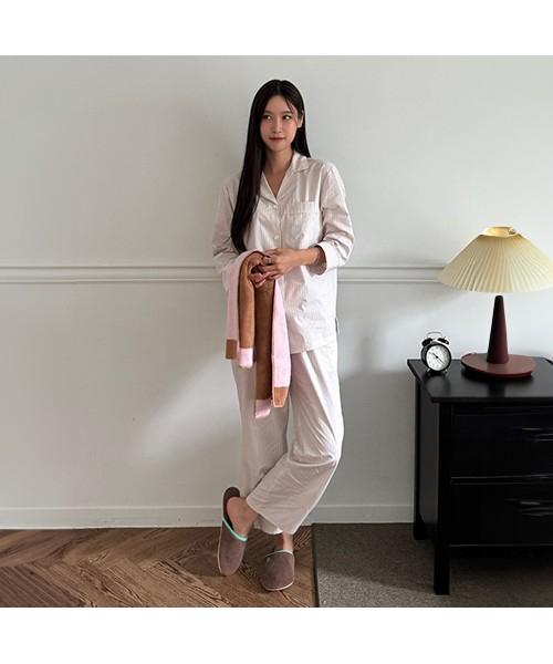 [Beanpole] Cotton Stripe Pajama Set [Shipped from Korea] 100% Authentic