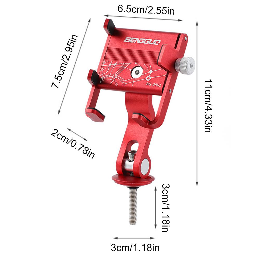 Fahrrad Vorbau Handyhalterung Fahrradhalterung Handyhalter Fahrrad Headset Handyhalterung für 1,97 bis 3,74 Zoll Smartphone