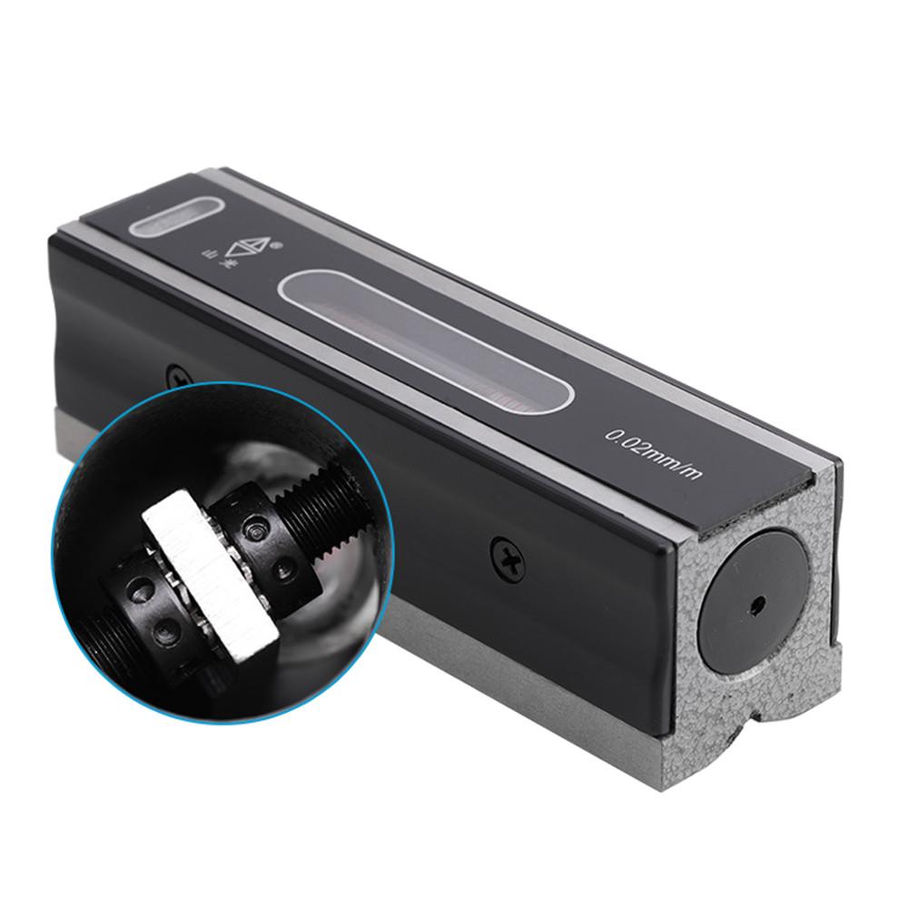 High-precision 0.02mm 100/150/200mm Mechanical Bar Level Instrument Industrial Grade Measuring Tool Level Meter With V-groove