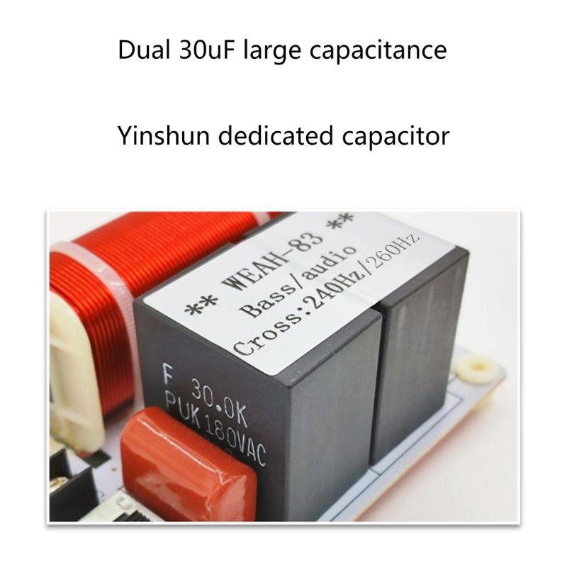 WEAH-83 400W Pure Bass Subwoofer Crossover Frequency Distributor Divider Speaker Audio Crossover Filter