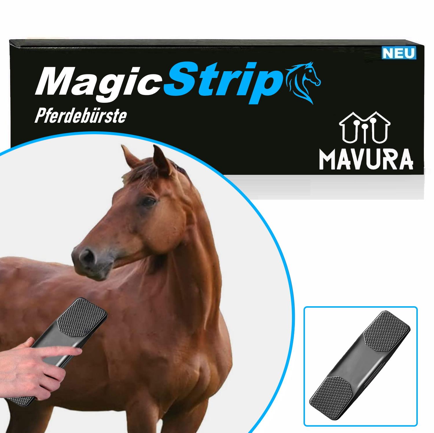 

MagicStrip Кінська щітка Карда Кінська карда Кінський скребок Щітка для чищення