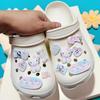 12Pcs Diy Anime Shoe Accessories Cute Bow Bone Hello Kitty Shoes Charms Decor For Clogs Sandals & Bags Xmas Party Gifts