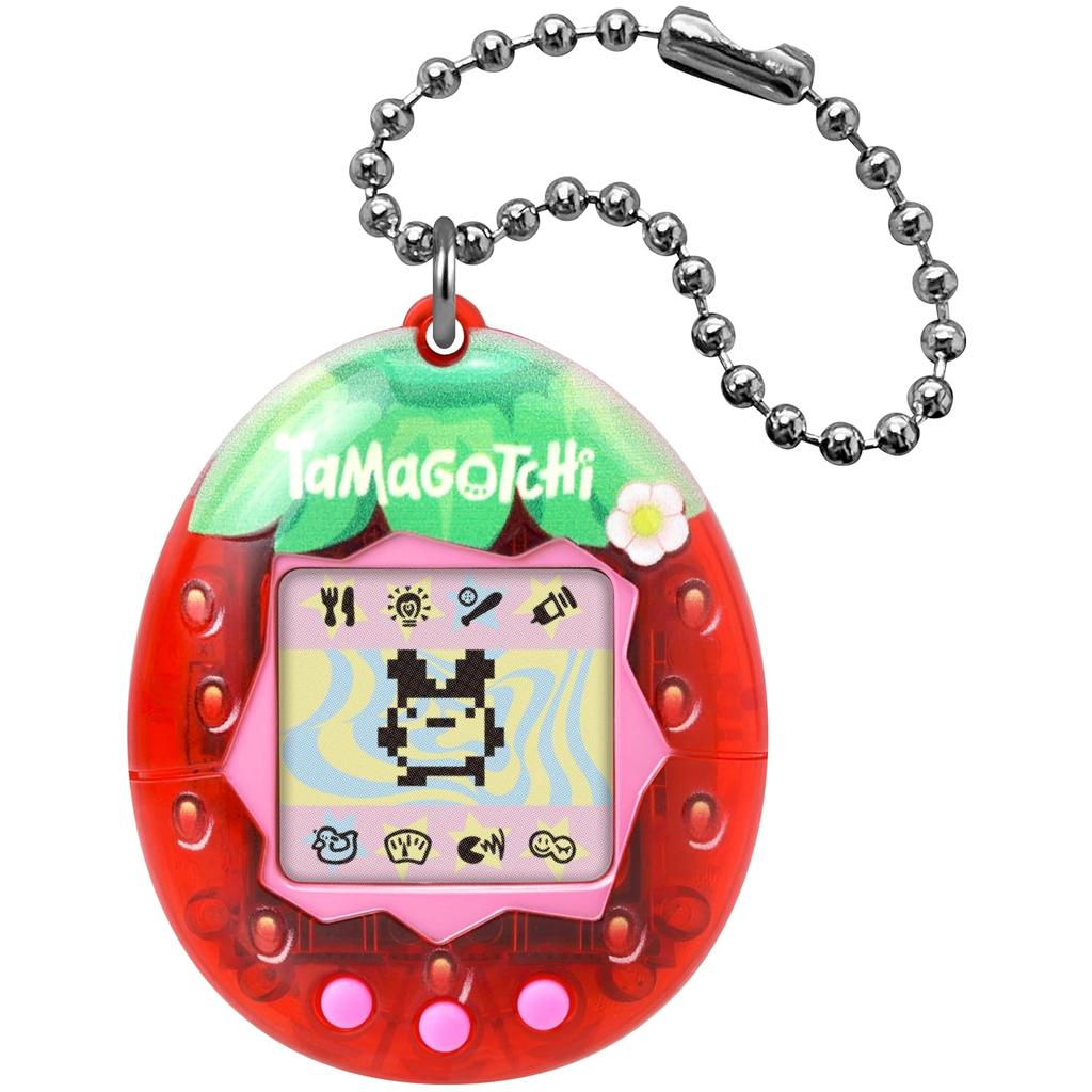 BANDAI Tamagotchi Virtual Pet Original Fresh Strawberry Multicolor 42998 Electronic Toy Over 8 Years Collect Your Favorite Pets.