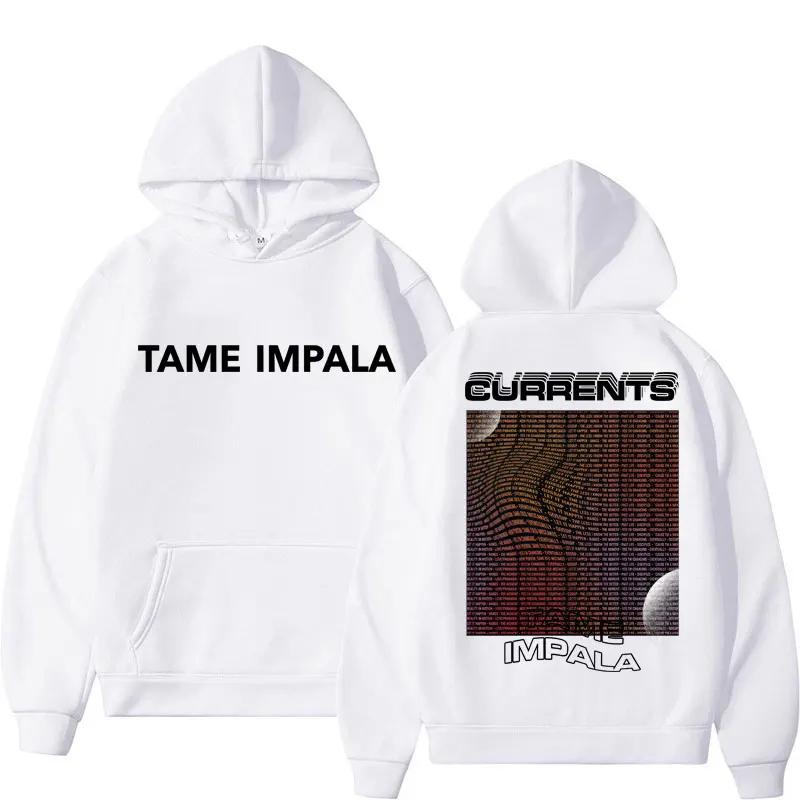 

Tame Impala Currents Альбом Графічні Худі Чоловіки Жінки Мода Хіп-Хоп Готика Вінтажний Спортивний Костюм Повсякденний Вільний Рок Музика Худі 2XL