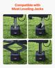 VEVOR Trailer Jack Block, 6" High Heavy Duty RV Leveling Block with 6000 lbs Capacity, RV Jack Stand, Motorcycle Stand, Stool