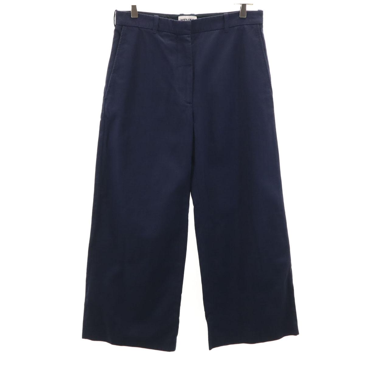 

KENZO Елочка рабочие Широкие брюки 40 Темно-синий Мужские Б/У