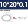 304 Stainless Steel Ultra-Thin Flat Washers - Available in Thickness: 0.1mm, 0.2mm, 0.3mm, 0.5mm