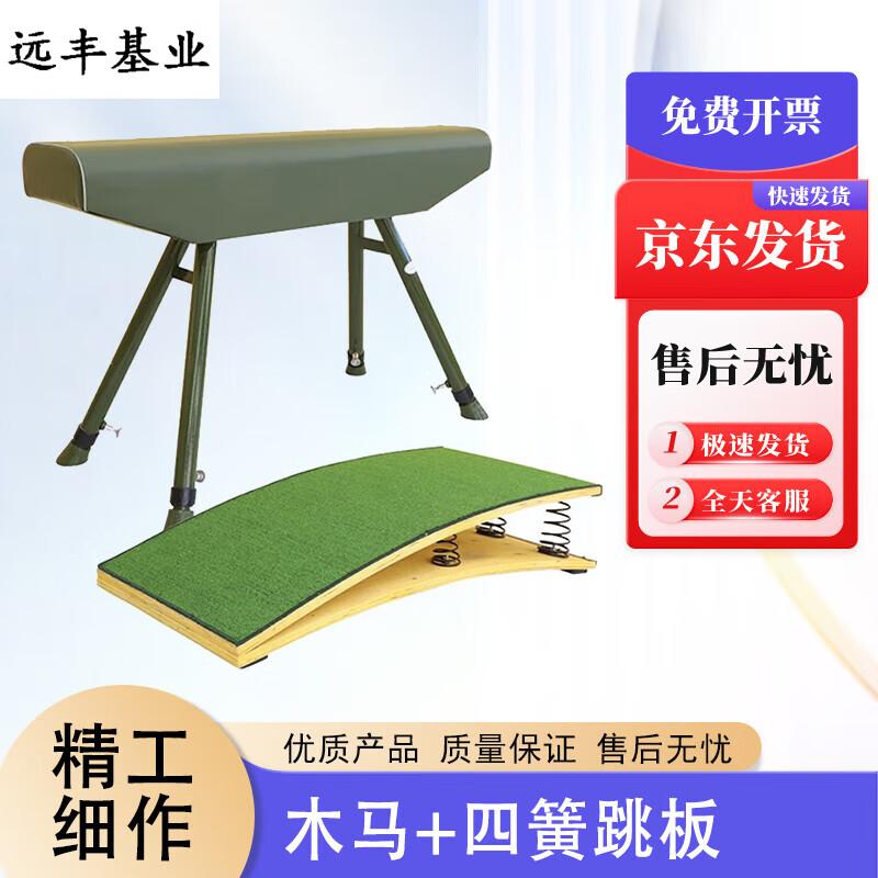 Gymnastics Vaulting Horse and Springboard Training Set