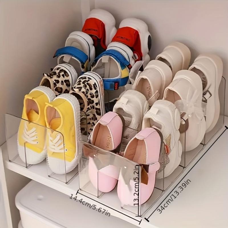 2pcs 4-Layer Shoe Rack Transparent Storage Shoe Cabinet Compact Organizing Shoe Storage Rack Creating a Easy Shoe Cabinet 4770₽