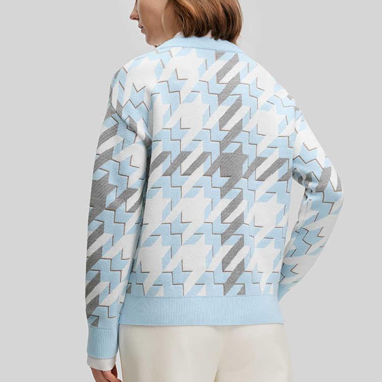 Fila Emerald Comfortable Fashion Versatile Casual Long Sleeve Knit Top Women Tops F11W514403F-ZA