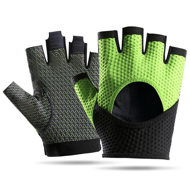 Fitness gloves men and women half finger outdoor sports non-slip and wear-resistant