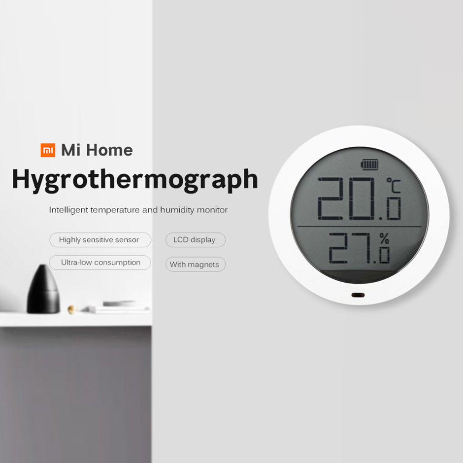 Xiaomi Smart Thermometer LCD Display Hygrothermograph Sensitive ...