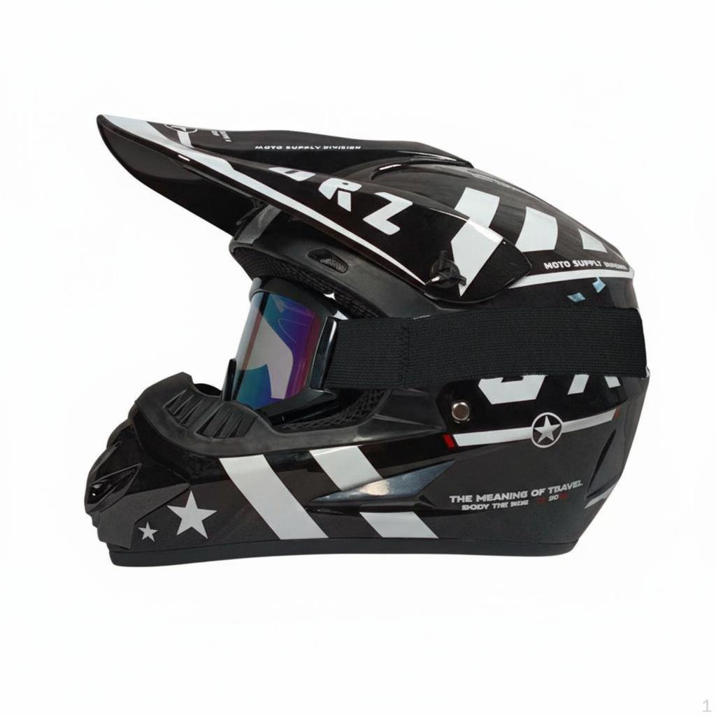 Children's Full Face Cycle Helmet MultiSeason Al Motocross Ventilation