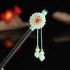 Women's 2026 Spring/Summer Chinese Tassel Alloy Hairpin - Qipao Hair Accessories