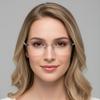 Fashion Rimless Square Anti-blue Light Glasses Women Trendy Outdoor Photography Accessory Anti Blue Light Blocking Eyewear