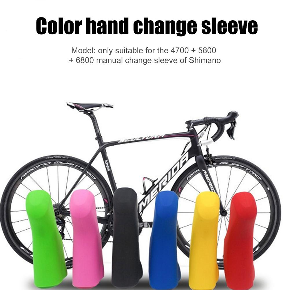 Bremsehendeldeksel for landeveissykkelskifter i silikon for SHIMANO 105 ST-4700/5800/6800/R7000/R8000 Sykkelgirkasse, spakbrakettdeksel