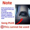 Car Phone Holder For BYD Atto 3 Song Plus Yuan Plus 22-24 Seagull Back Seat Bracket For IPAD Support Accessories Parts