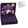 Non Repeating Halloween Baubles Advent Calendar 2026, 24 Day Ghost Countdown with Miniature Figurines Collectible Figures, Gifts for Kids Boys Girls,