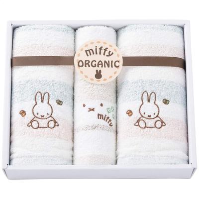 Nishikawa Miffy Towel Gift Set 23 X 27 X 6 Cm Washable Cotton Organic Cotton Organic Miffy Made In Japan 228726907 100%