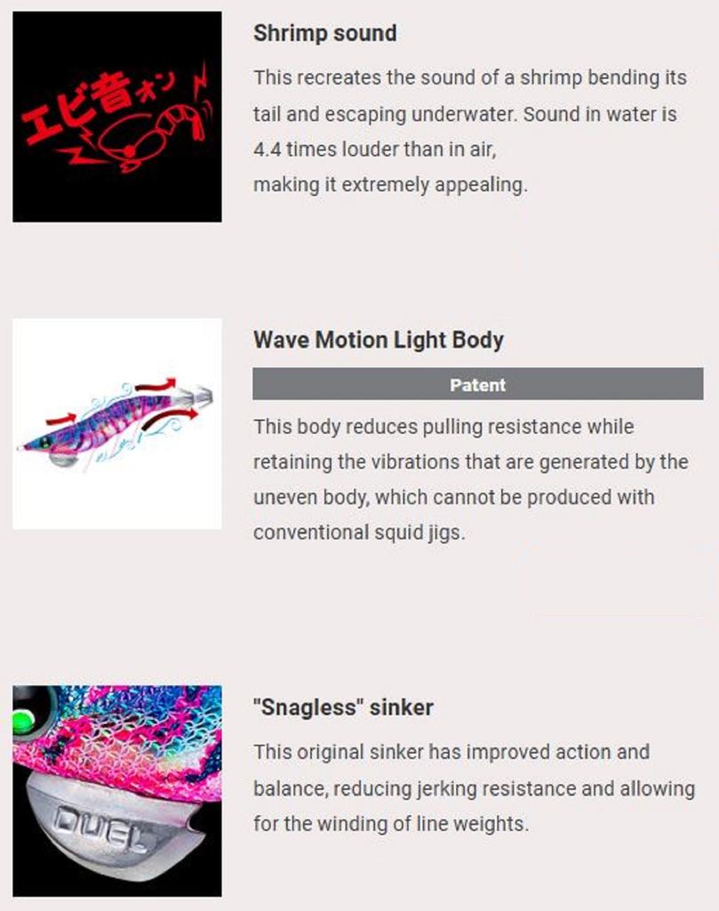 Yo Zuri Egi EZ-Q Dartmaster Rattle Squid Jig Lure Size 3.0 A1741-LP (3338)