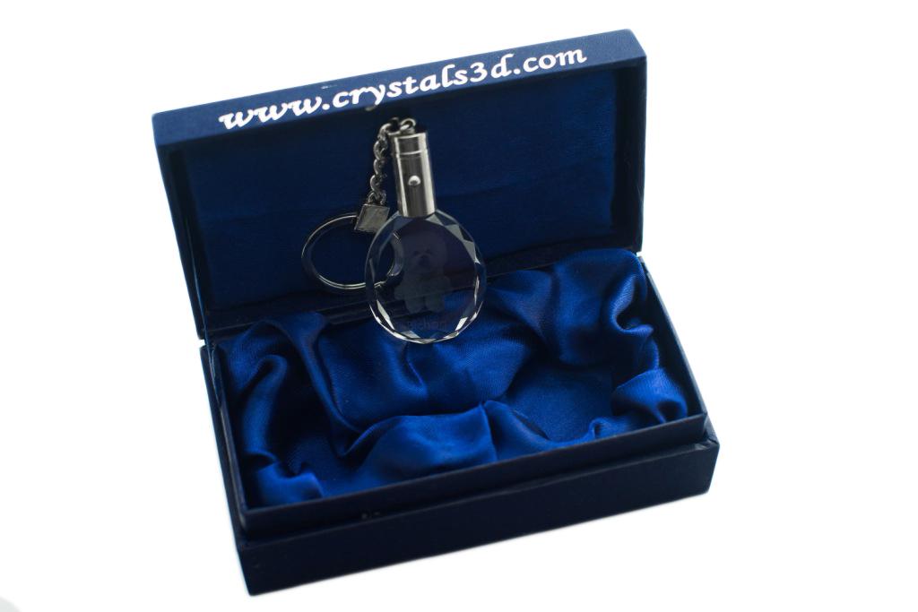 Bichon Frise, Bichon Tenerife, Bichon a Poil Frise - Pendant with a Photo of a Dog, Crystal Key Ring In a Gift Box, a Unique Gift by Art-Dog