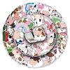 50pcs Cute Cow Stickers for Kids - Cartoon Animal Waterproof Decals for Diary, Laptop, Suitcase, and Fridge Decoration.