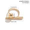 Pu Rui 2024 New INS Cold Wind Ring For Women Light Luxury Zircon Can Be Opened Adjusted Valentine's Day Gift for Girlfriends
