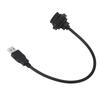 USB3.0 Panel Socket Waterproof Data Connector with Extension Cable Male Female Straight Head 0.3mete