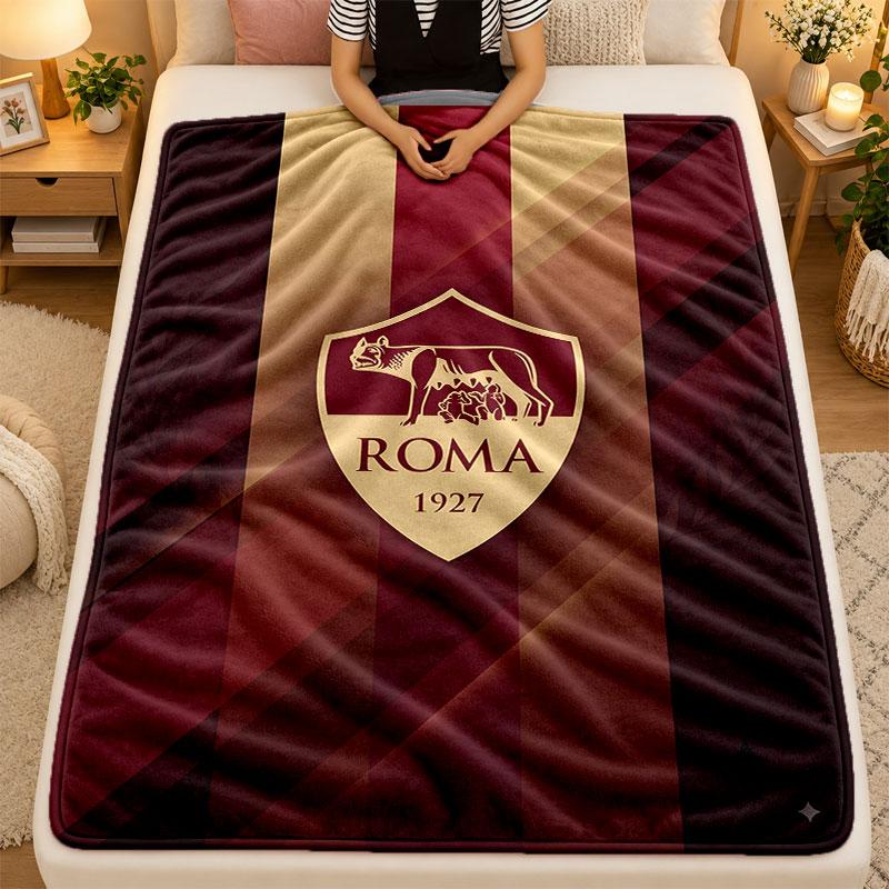 FlanellfiltAS Roma Varm Mjuk Pläd för Inomhus Soffa Säng Vardagsrumsbruk