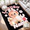 Custom Name Personalized Labubu Print Carpet, Versatile Home Decor Rug, for Playroom, Apartment, Balcony, Entryway, Hallway Gift