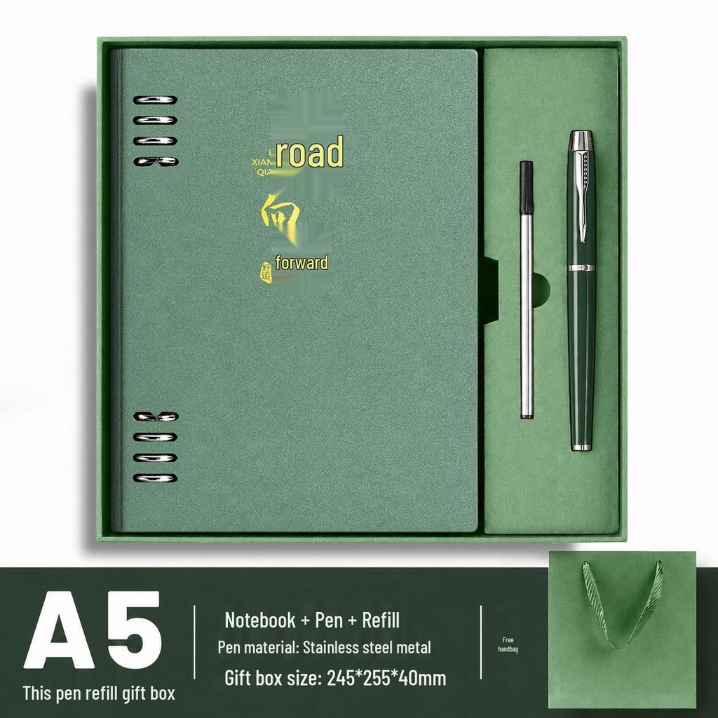 Custom A5 Loose-Leaf Notebook with Business Logo - Trendy Color Printing for Office & Student Use